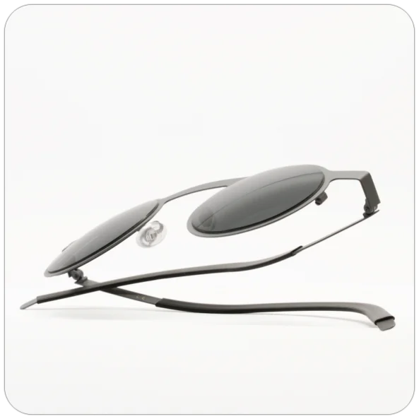 Undeformable glasses Elastic and lightweight spectacle frames.
